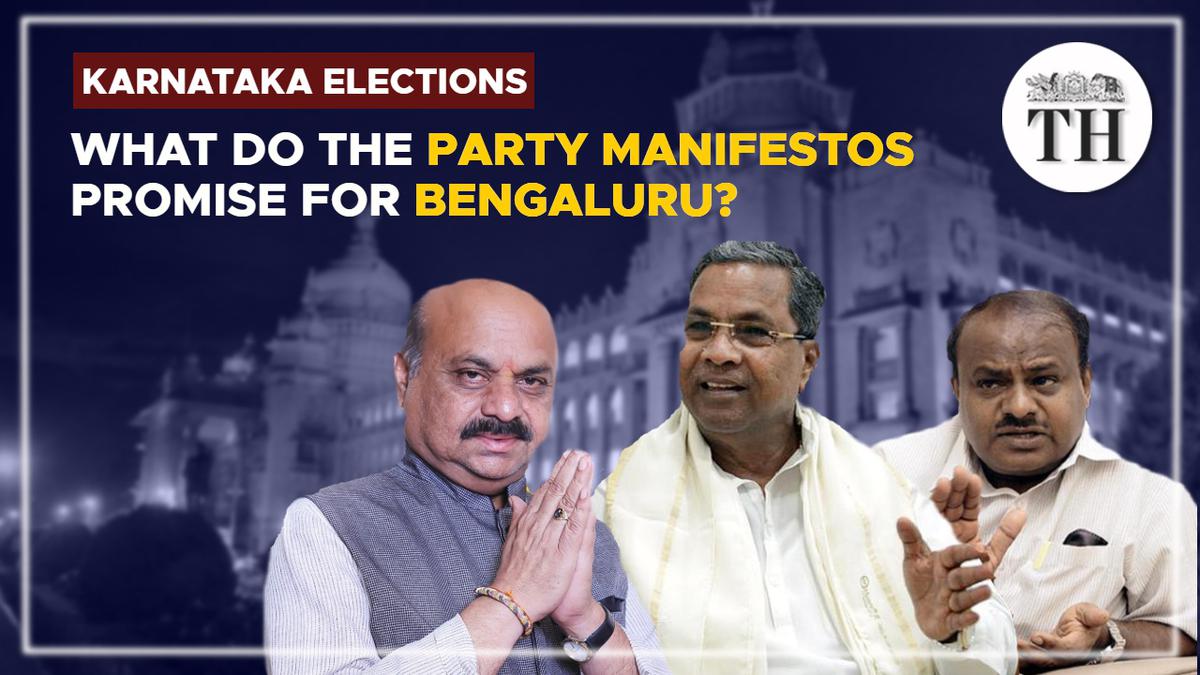 Watch What Do The Party Manifestos Promise For Bengaluru Karnataka